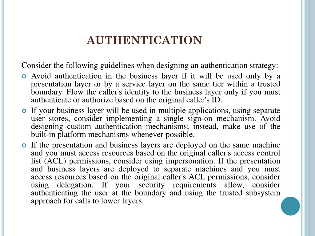 authentication