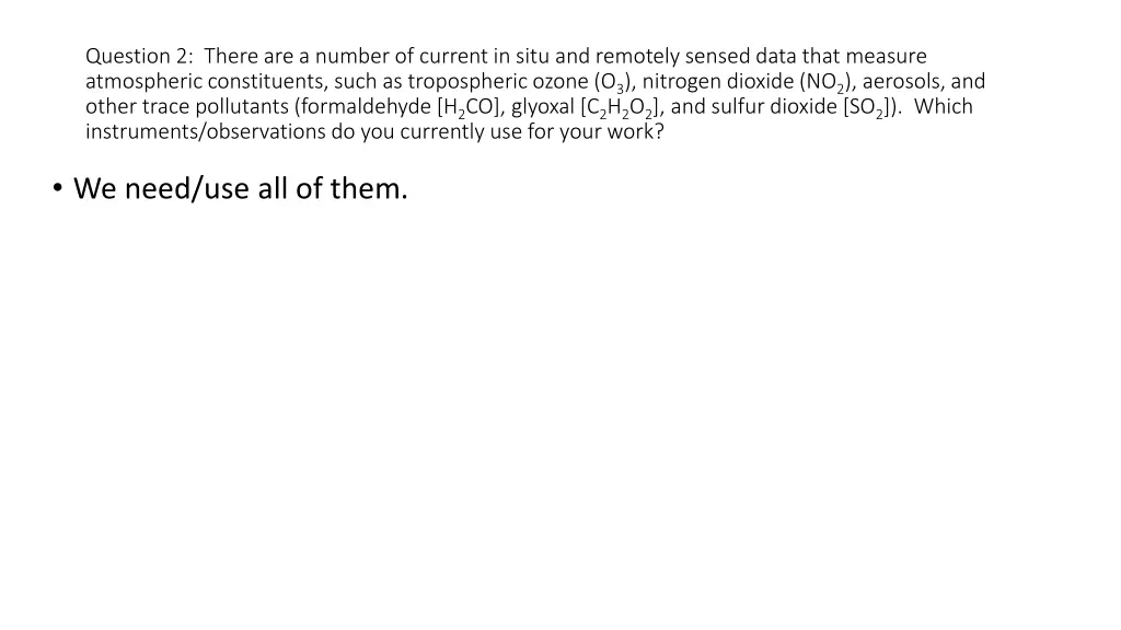 question 2 there are a number of current in situ