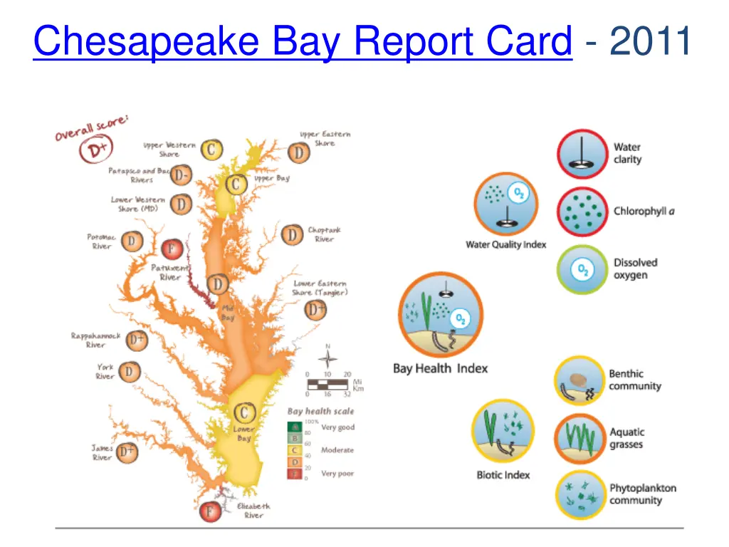 chesapeake bay report card 2011