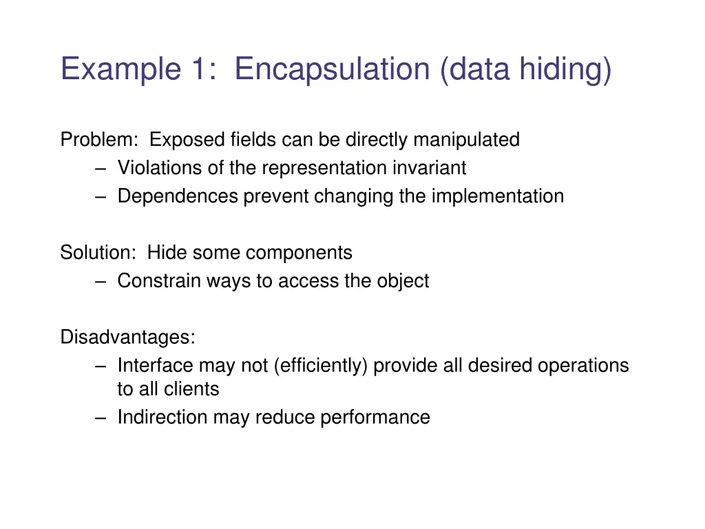 example 1 encapsulation data hiding
