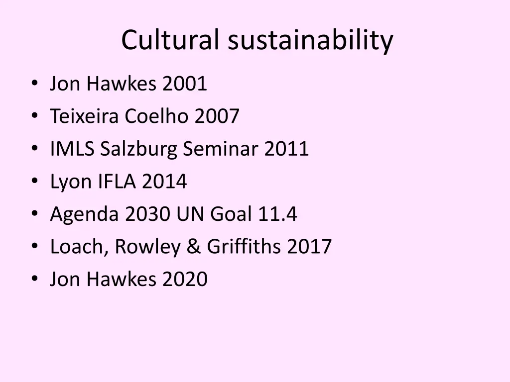 cultural sustainability 2