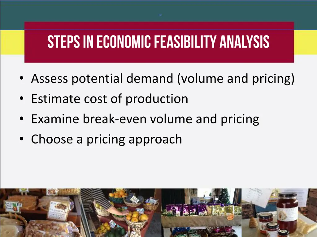 assess potential demand volume and pricing