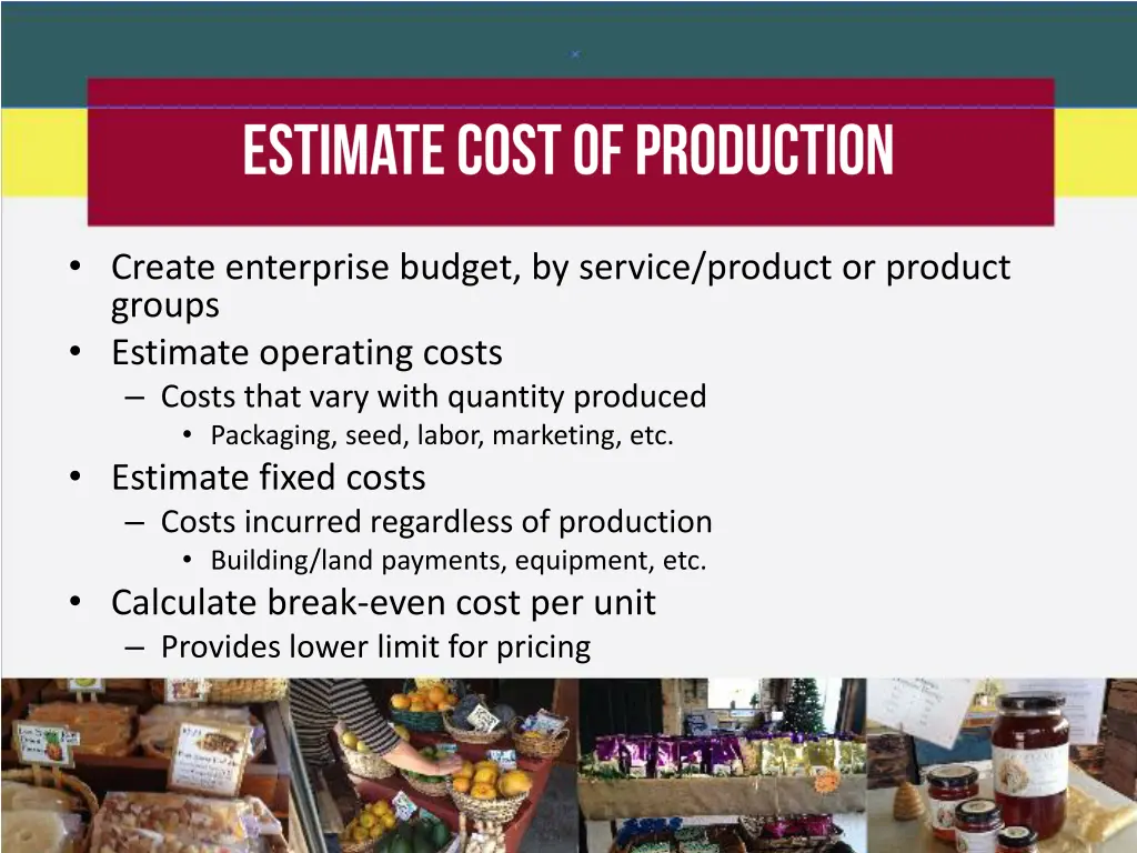 create enterprise budget by service product