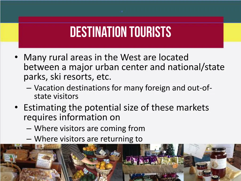 many rural areas in the west are located between