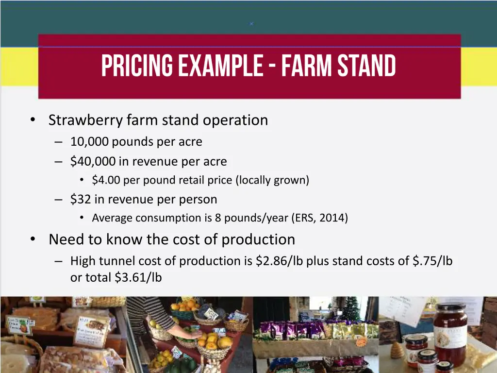 strawberry farm stand operation 10 000 pounds