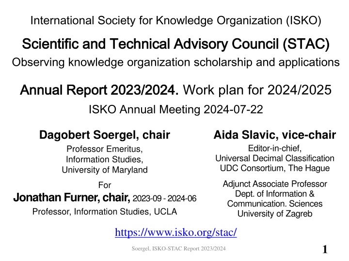 international society for knowledge organization