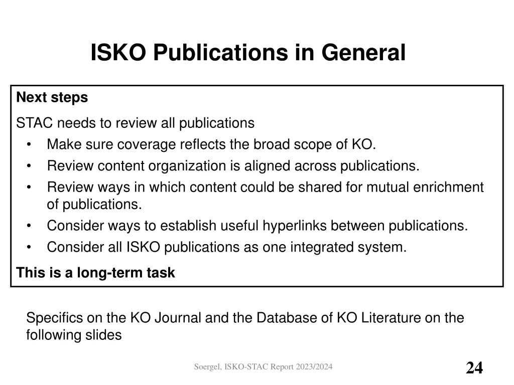 isko publications in general