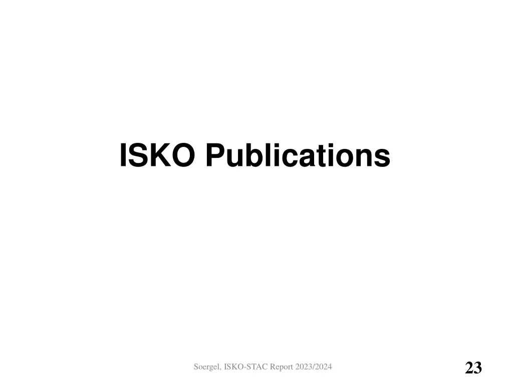 isko publications