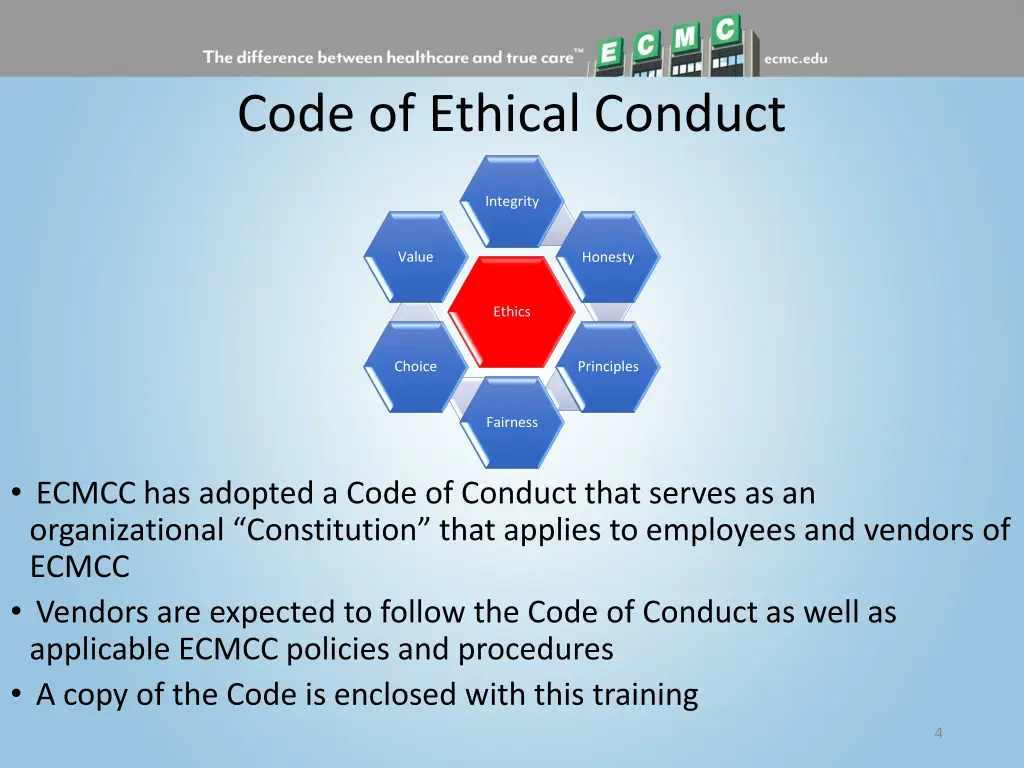 code of ethical conduct