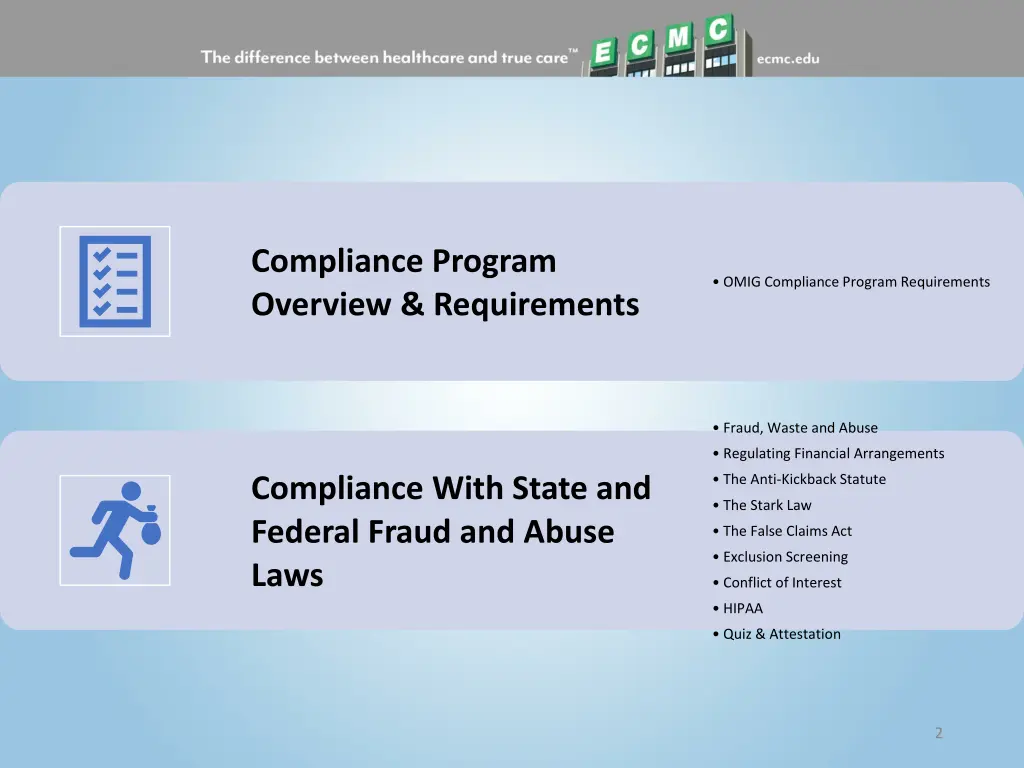 compliance program overview requirements