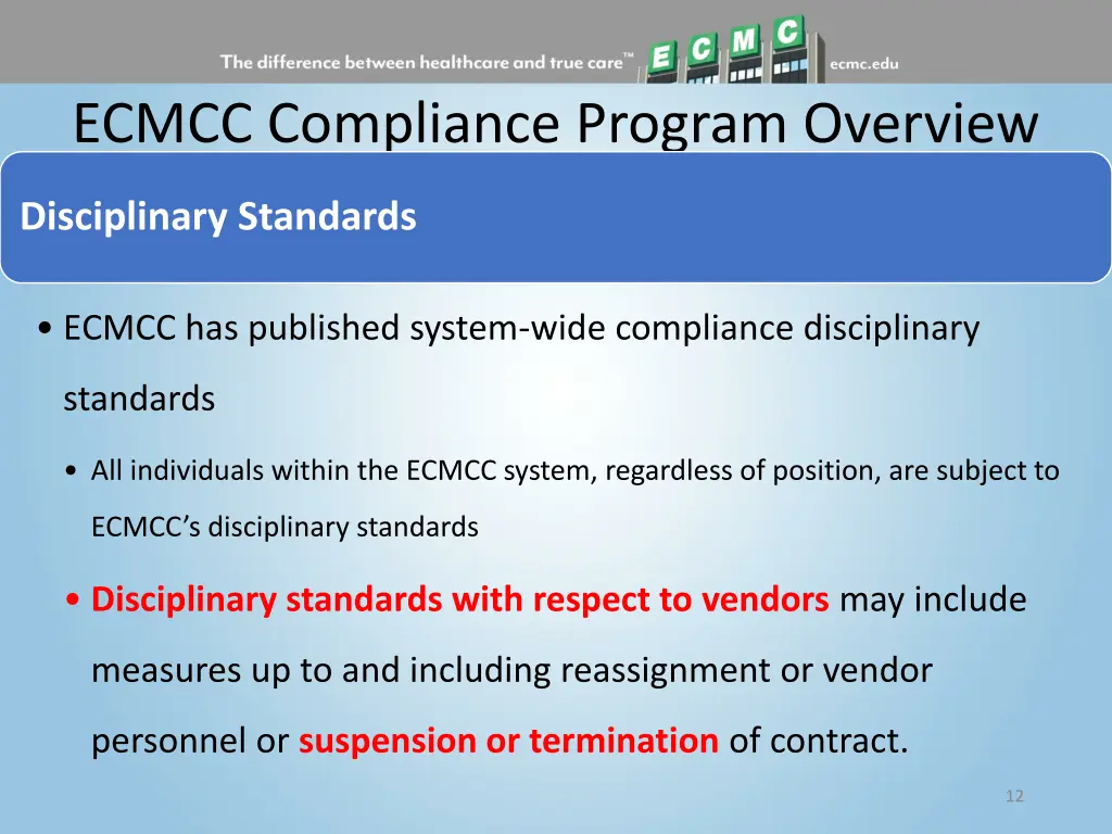 ecmcc compliance program overview 2