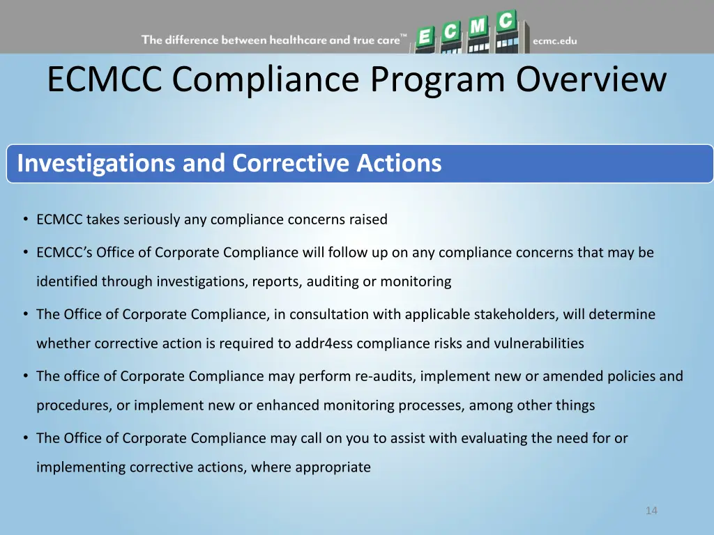 ecmcc compliance program overview 4