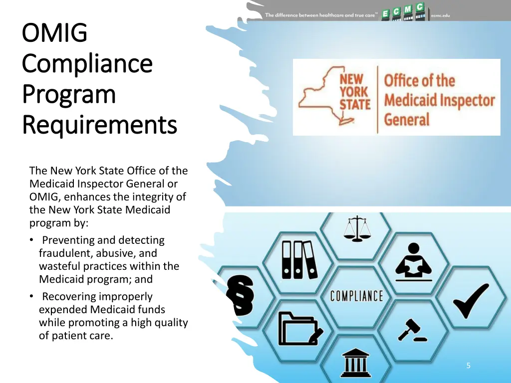 omig omig compliance compliance program program