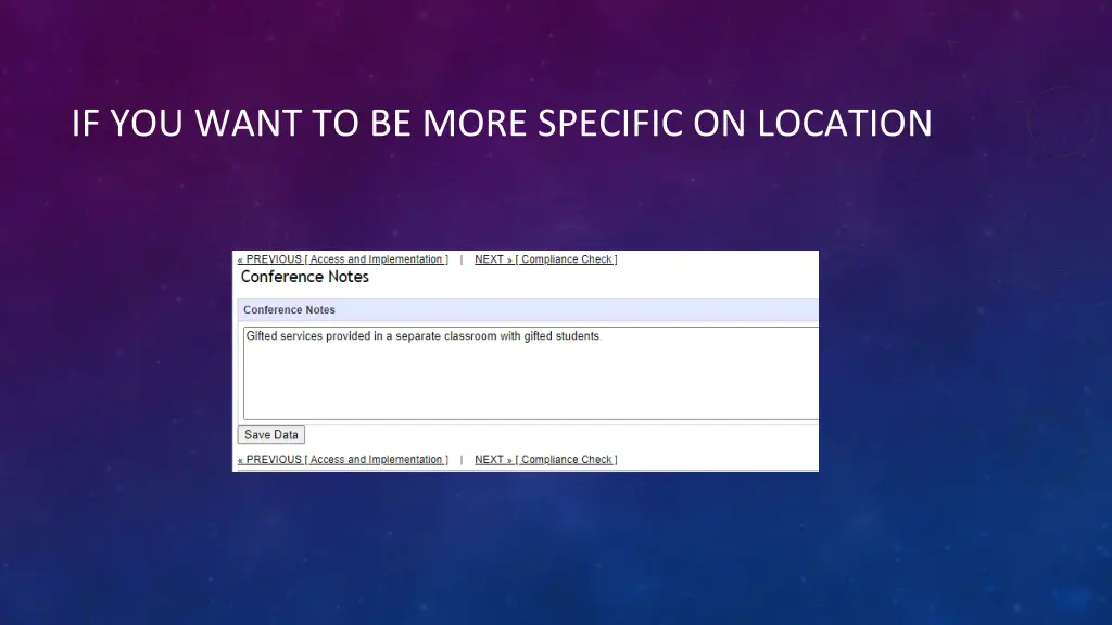 if you want to be more specific on location