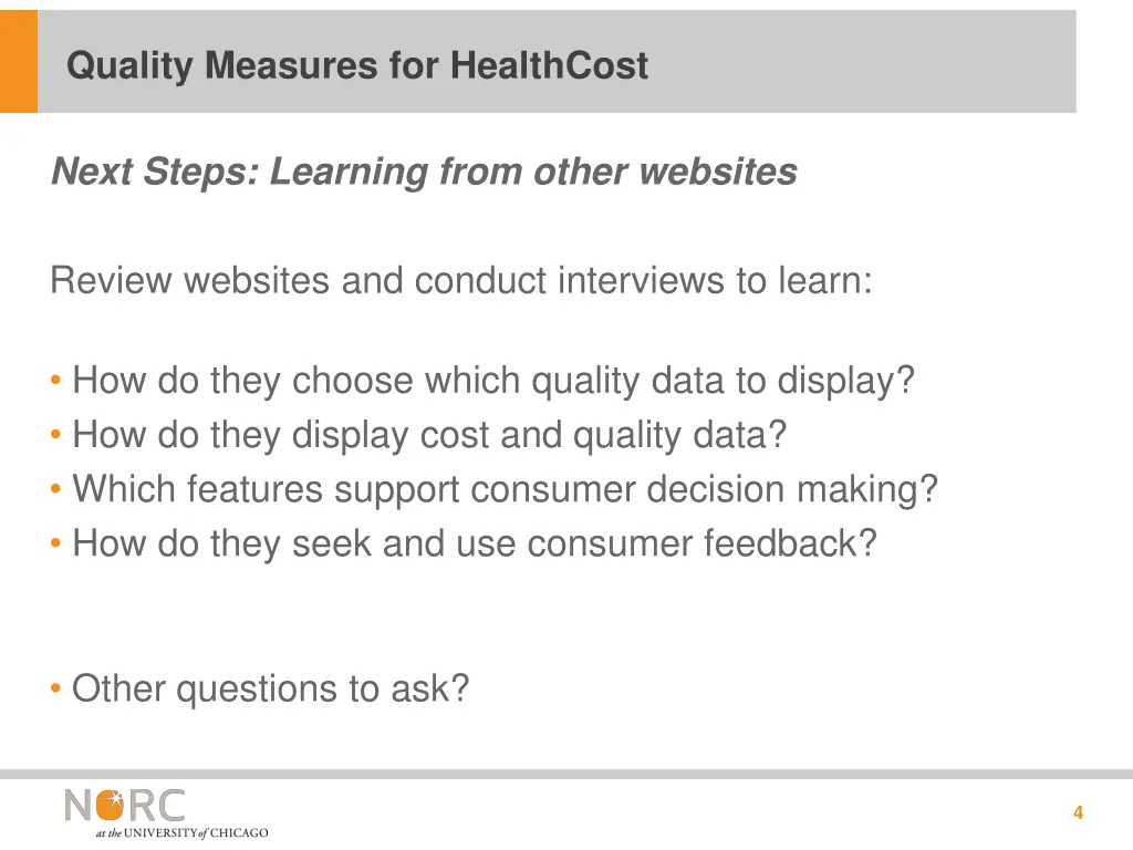 quality measures for healthcost 2