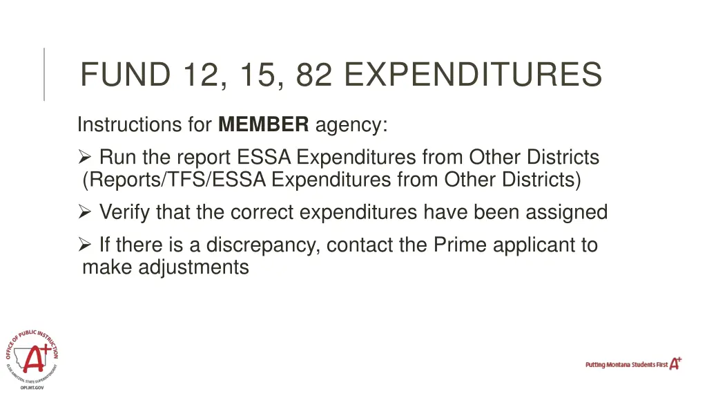 fund 12 15 82 expenditures 2