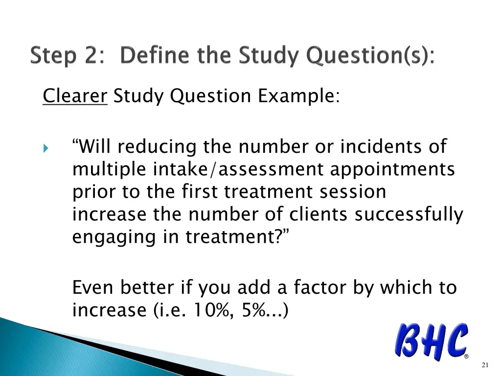 clearer study question example 1