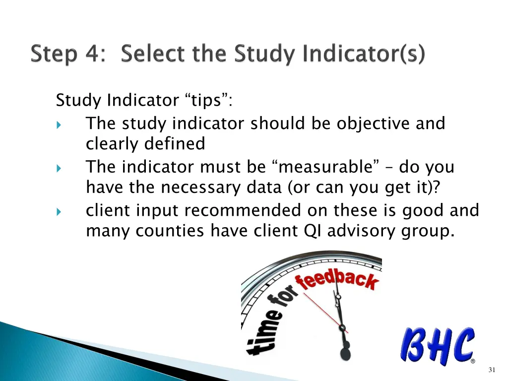 study indicator tips the study indicator should