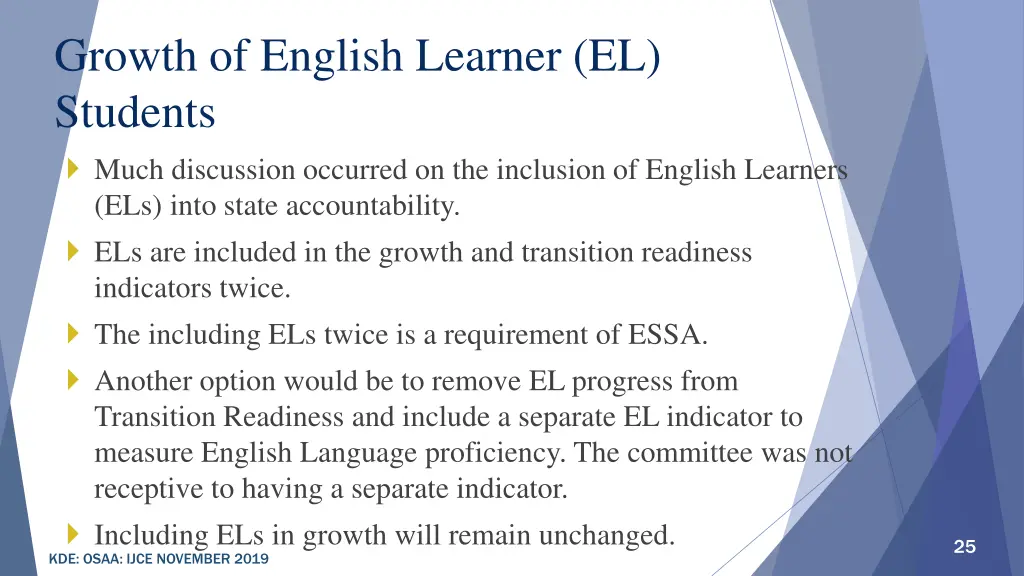 growth of english learner el students much
