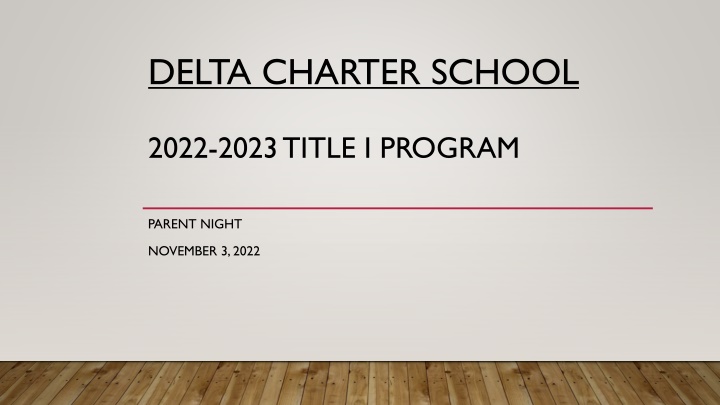 delta charter school