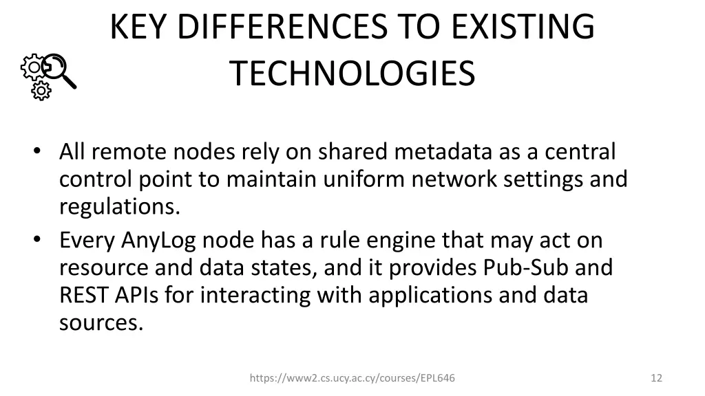 key differences to existing technologies 2