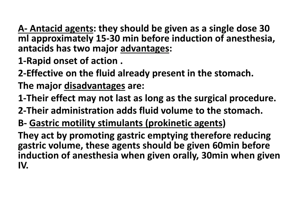 a antacid agents they should be given as a single