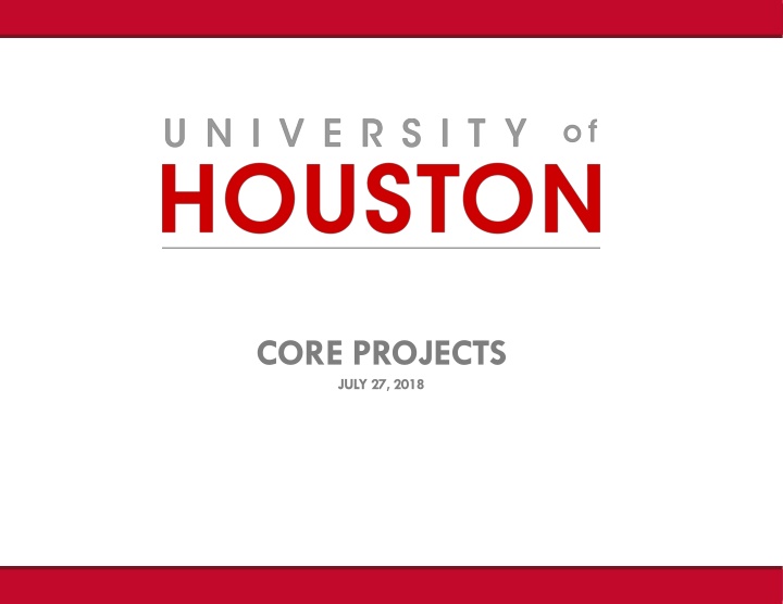 core projects july 27 2018