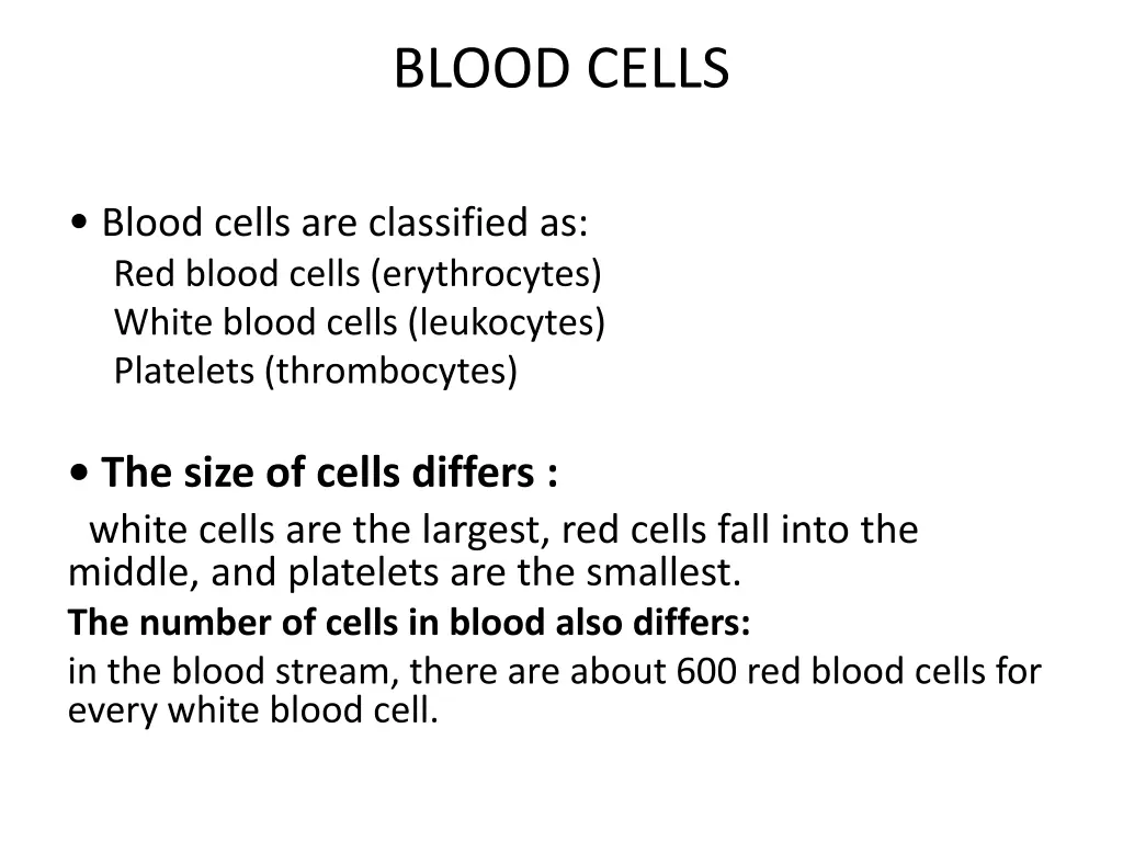 blood cells