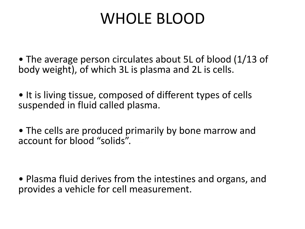 whole blood