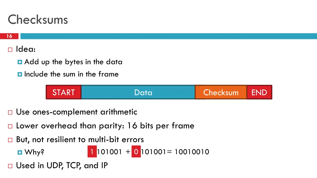 checksums