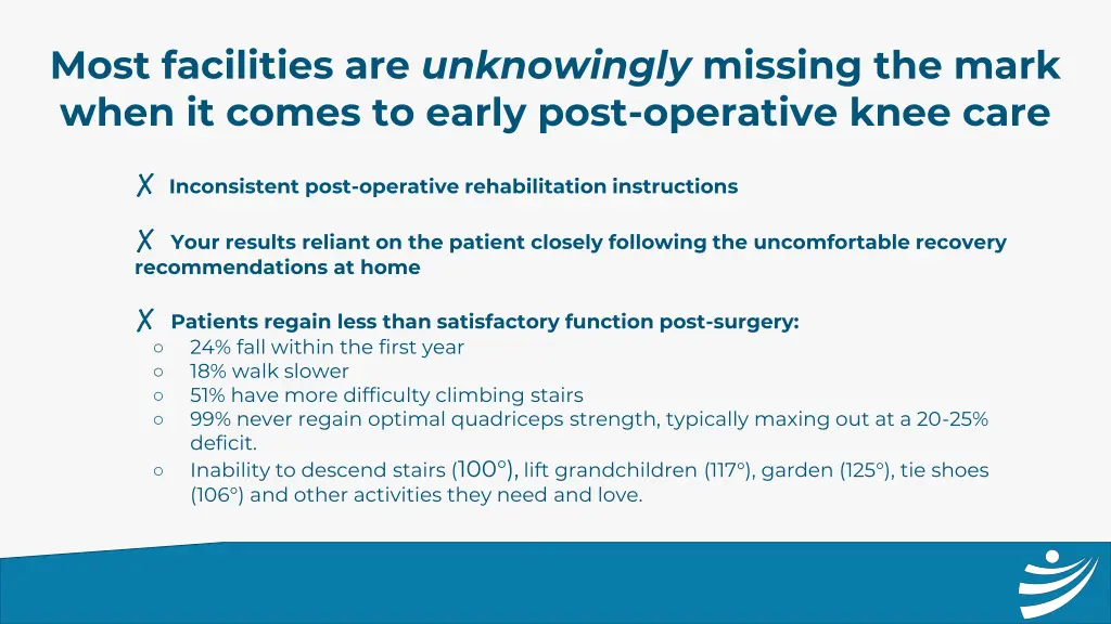 most facilities are unknowingly missing the mark