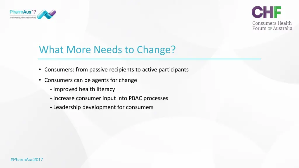 what more needs to change