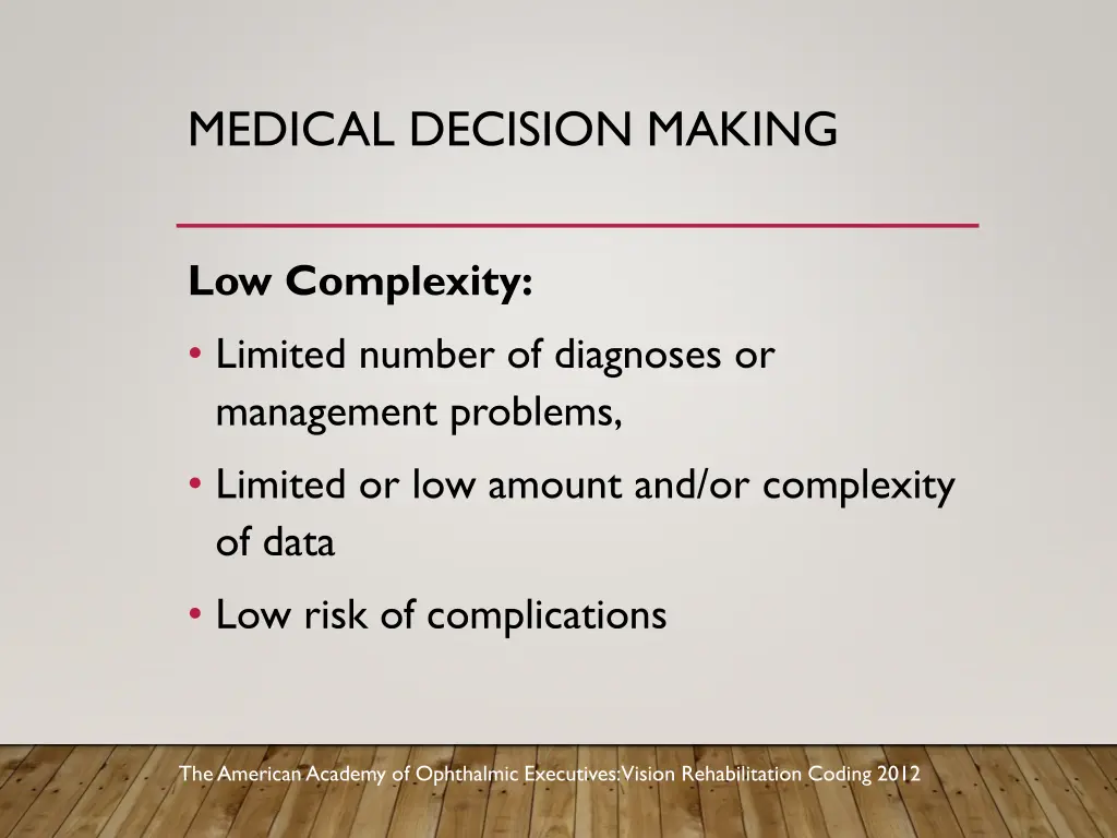 medical decision making 3