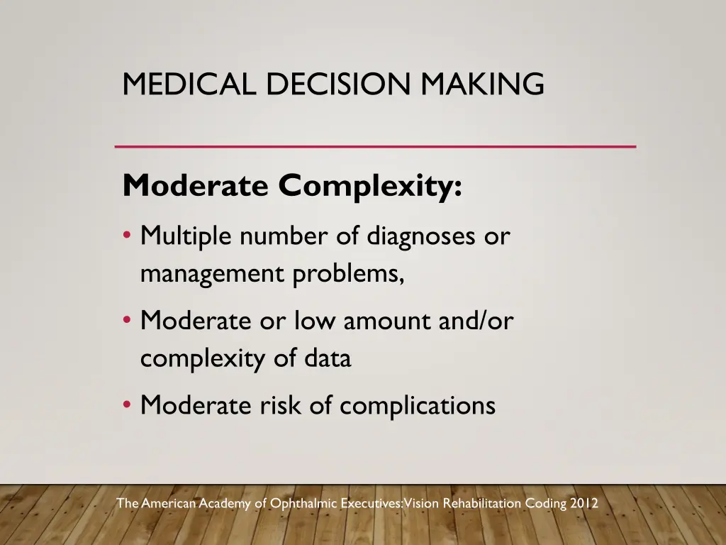 medical decision making 5