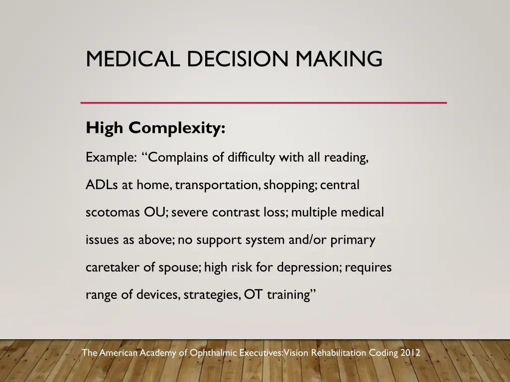 medical decision making 8
