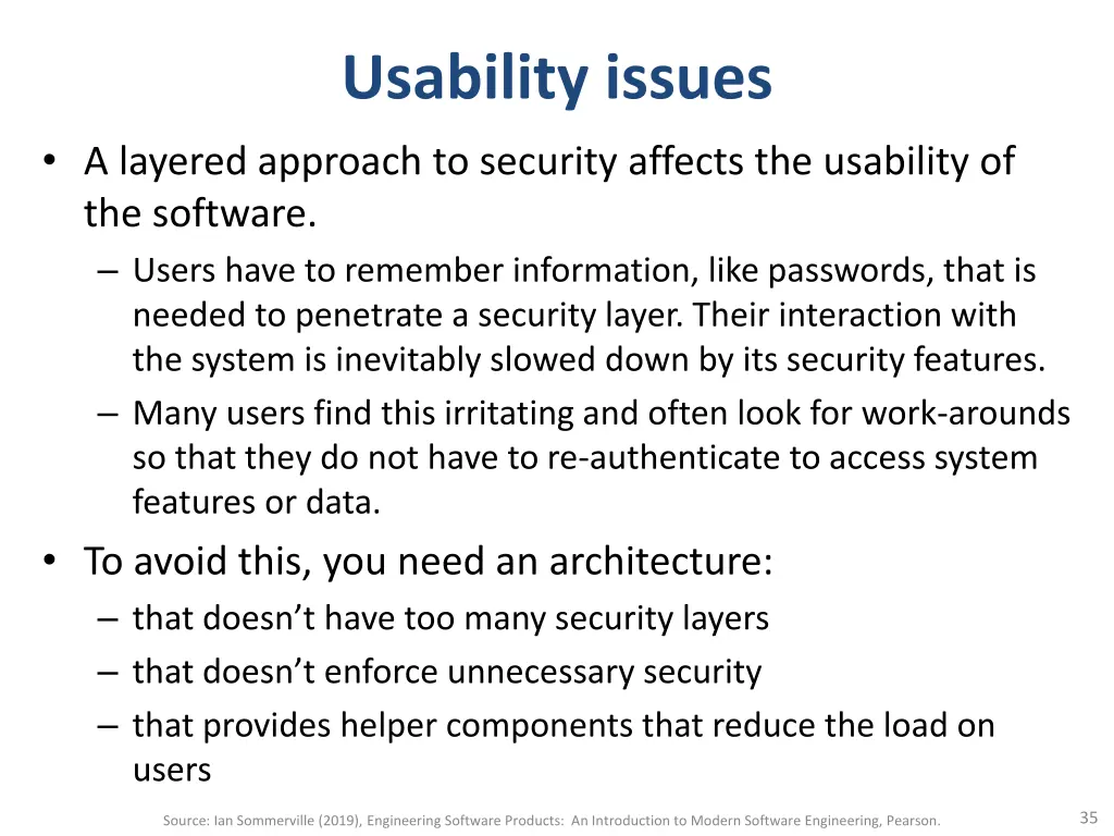 usability issues