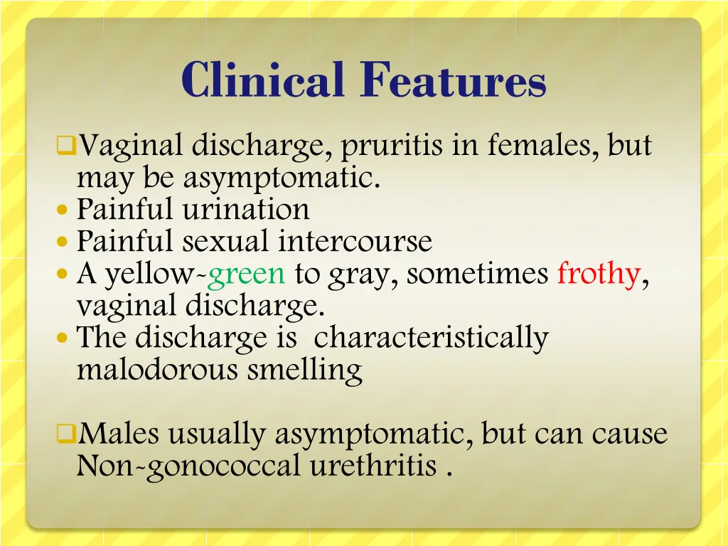 clinical features 1