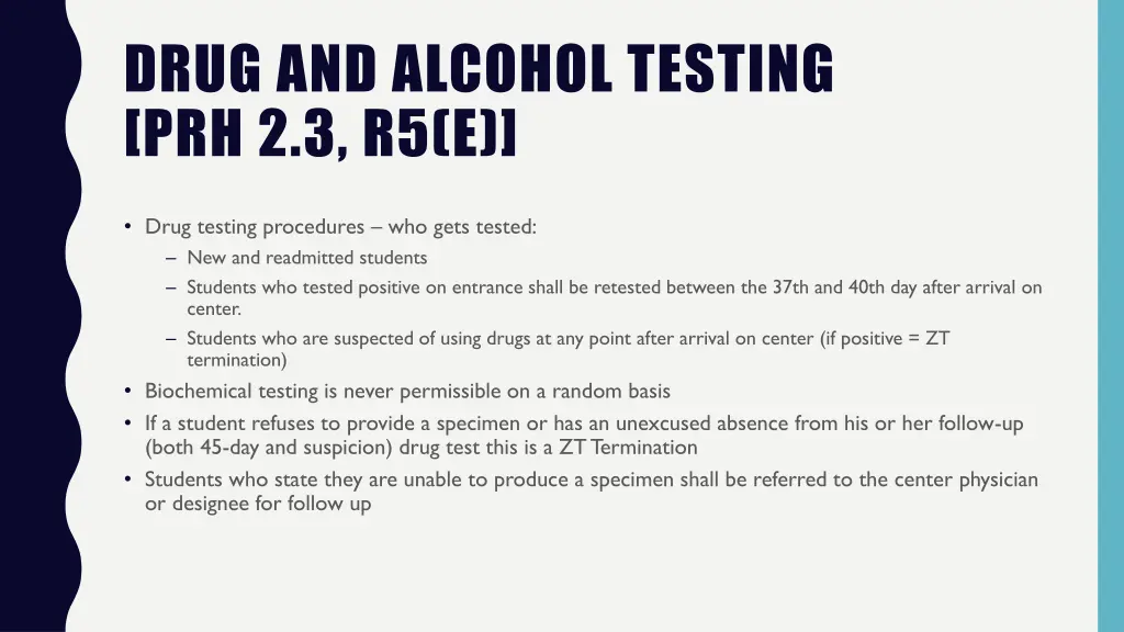 drug and alcohol testing prh 2 3 r5 e