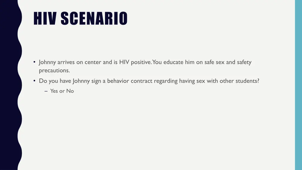 hiv scenario