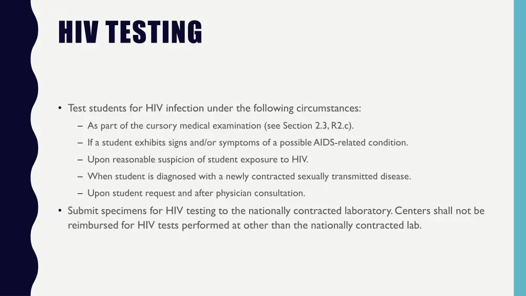 hiv testing