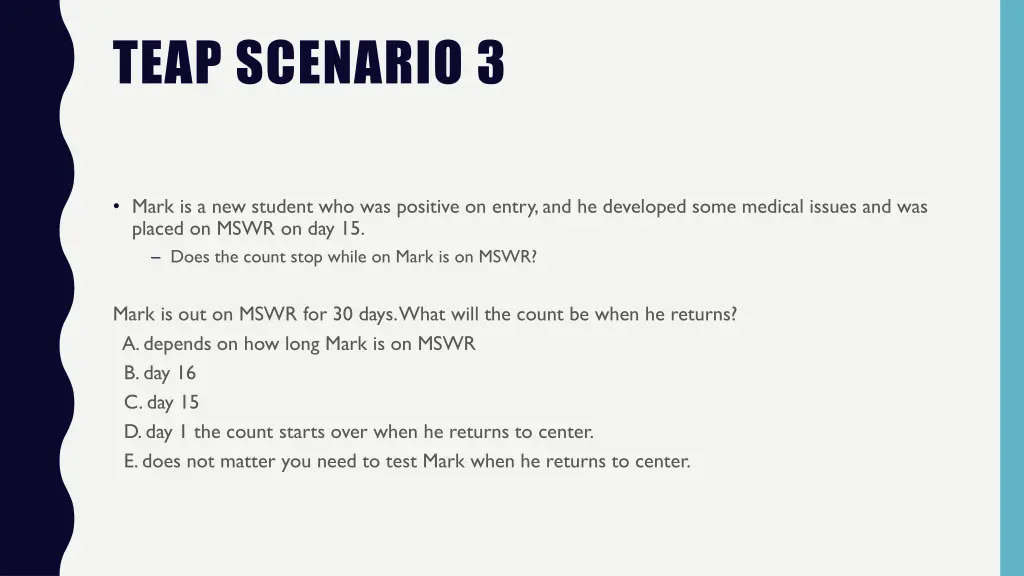 teap scenario 3