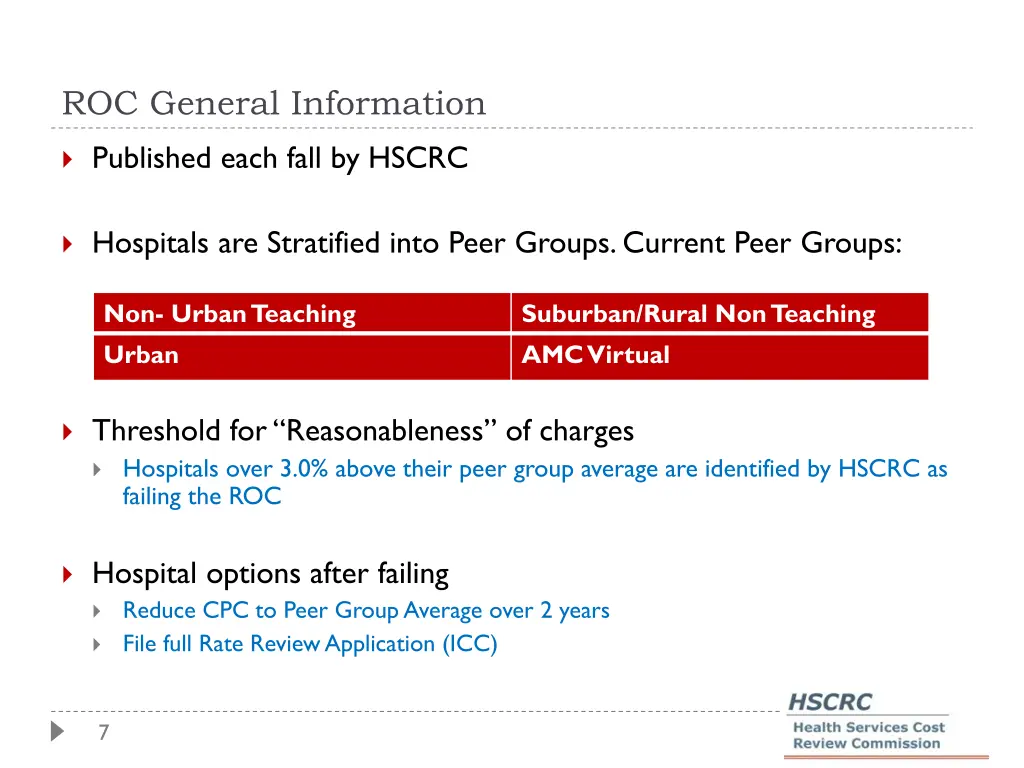 roc general information