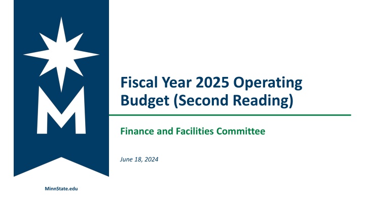 fiscal year 2025 operating budget second reading