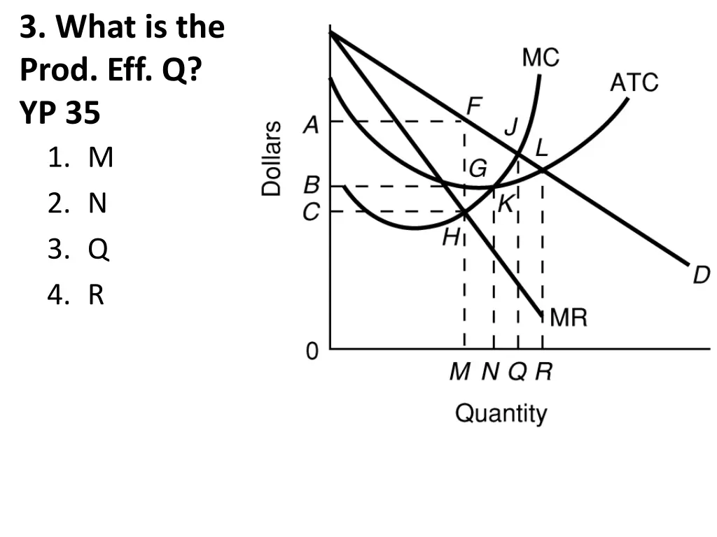 3 what is the prod eff q yp 35 1 m 2 n 3 q 4 r