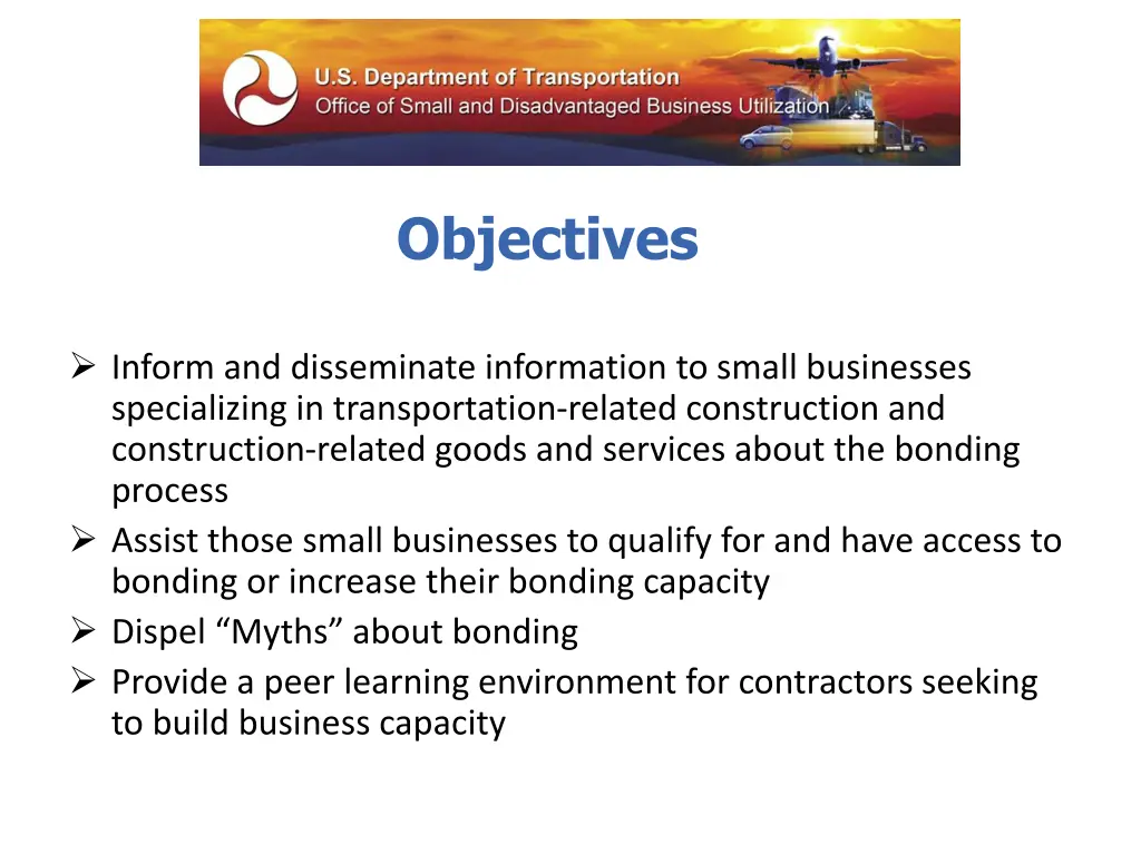 objectives
