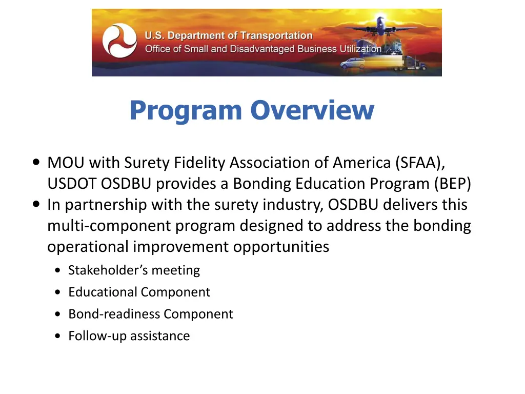 program overview