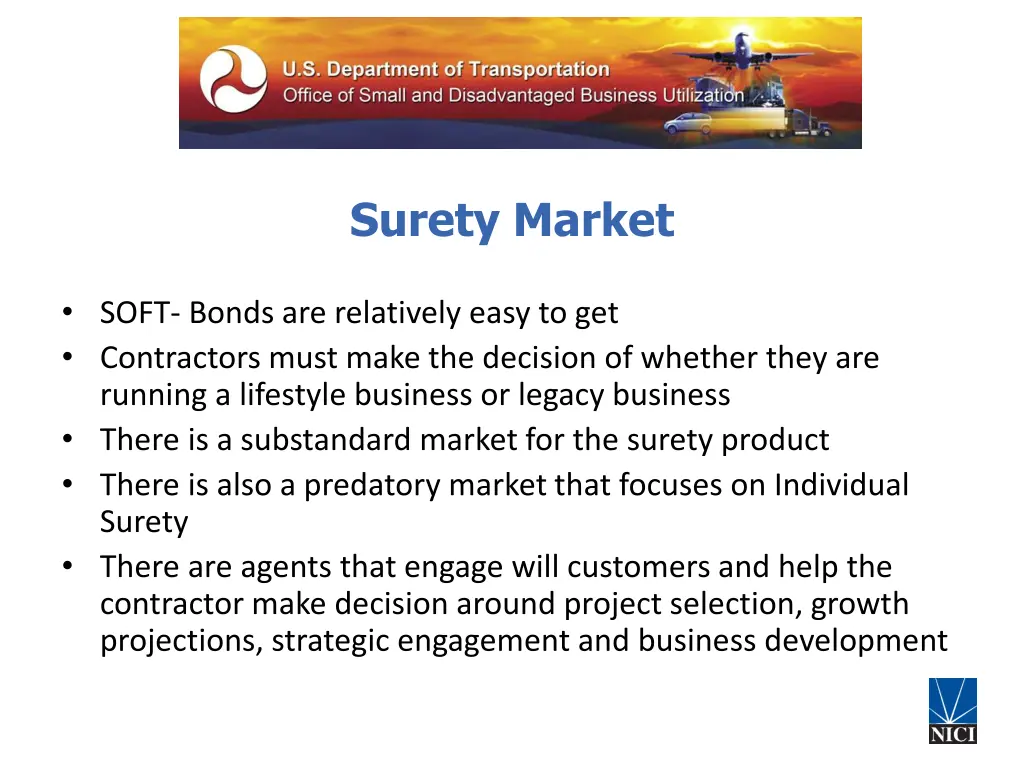 surety market