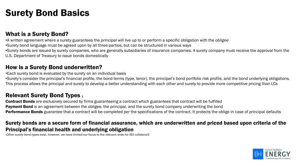 surety bond basics