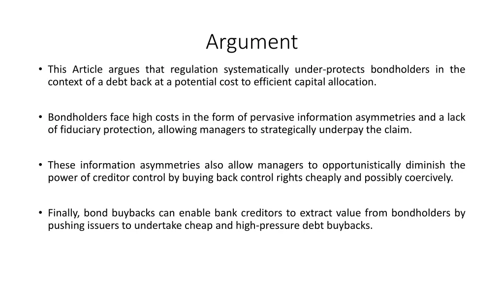 argument