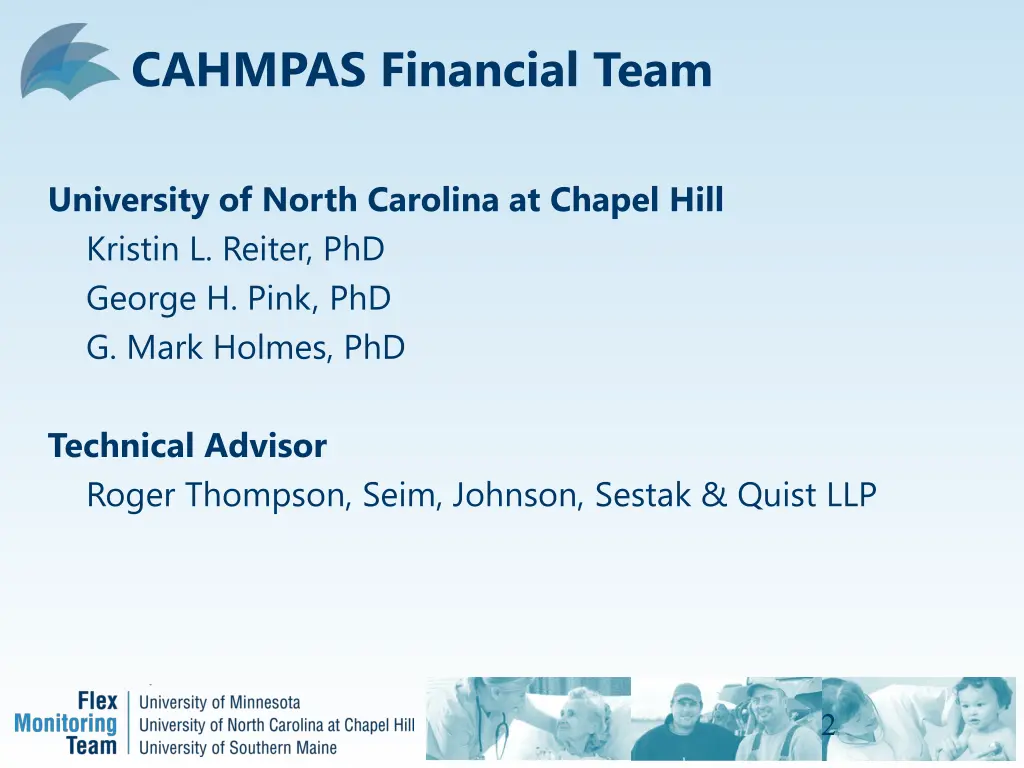 cahmpas financial team